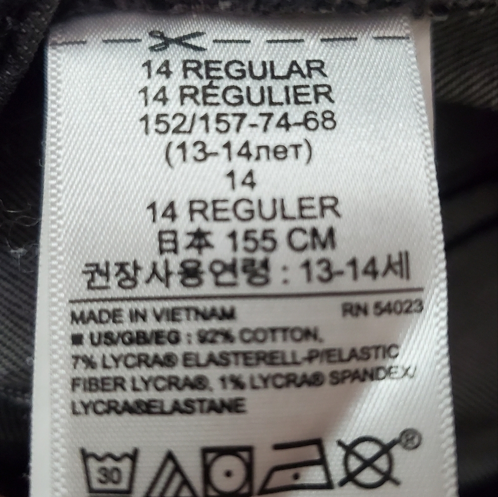 Gap Denim Classic Black Regular Stretch Slim Jeans - Picture 11 of 11